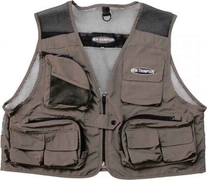 ron thompson mesh lite fly vest maat xxl stone 141350